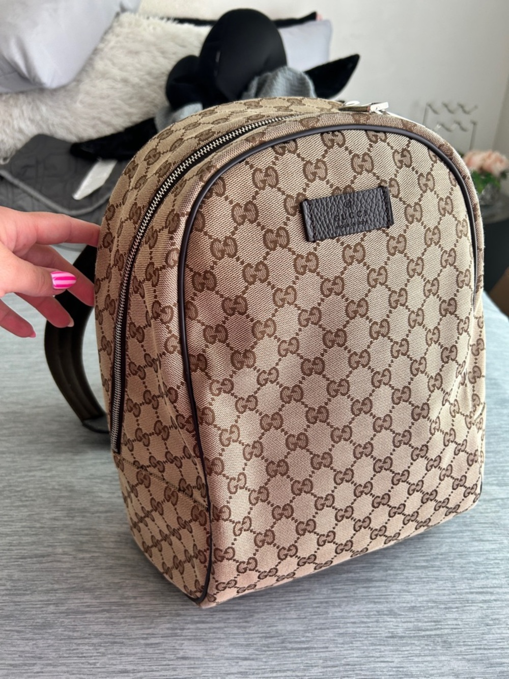 Gucci GG Canvas Backpack